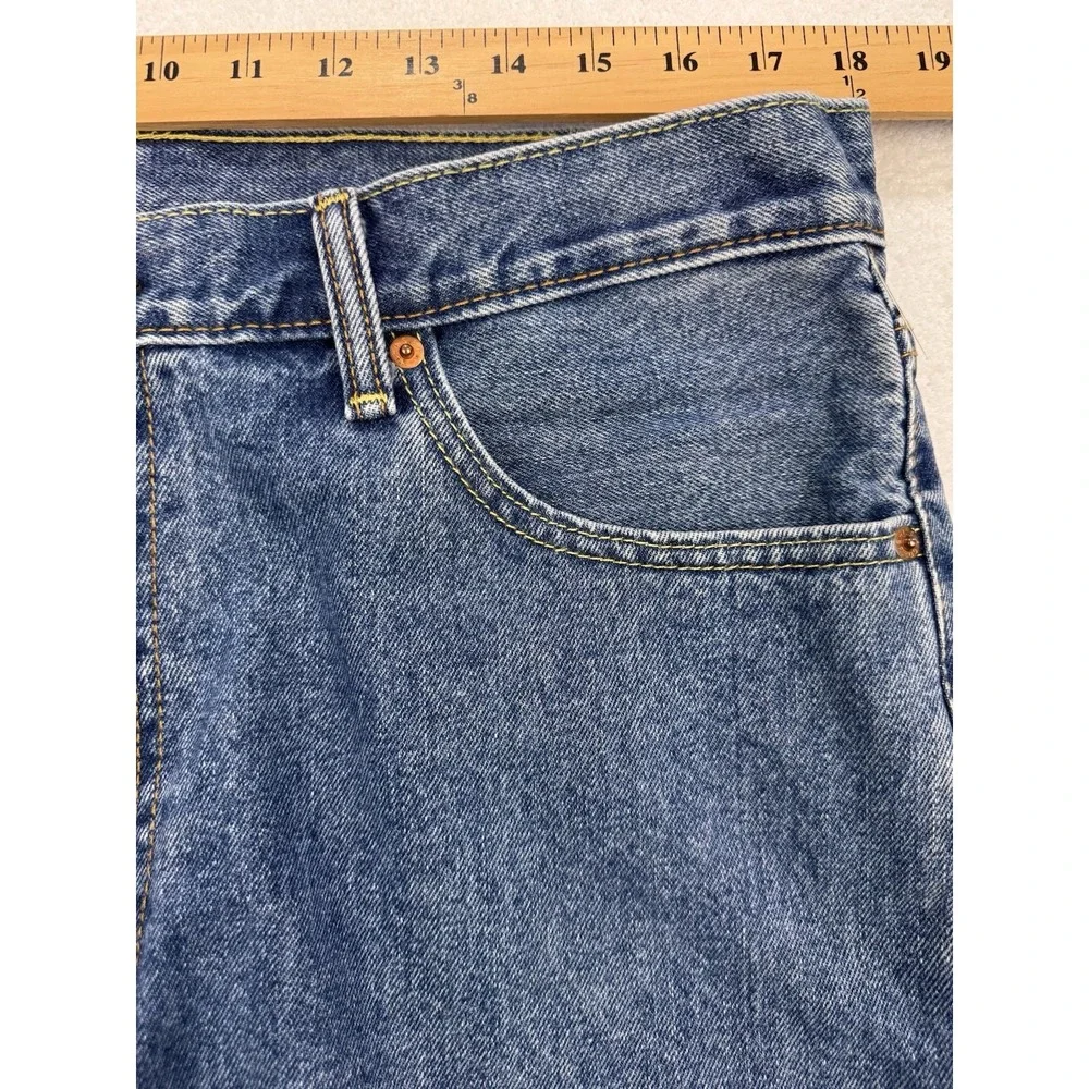 Levis 550 Jeans Men 36x32 Blue‎ Relaxed Fit Straight Tapered Perfect Fade Denim